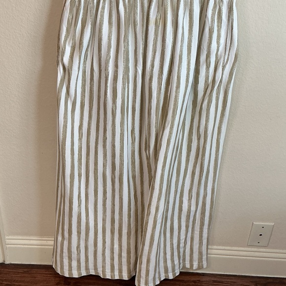 Eddie Bauer Women’s Tall Striped Cotton Midi Dress Size M - Picture 7 of 8